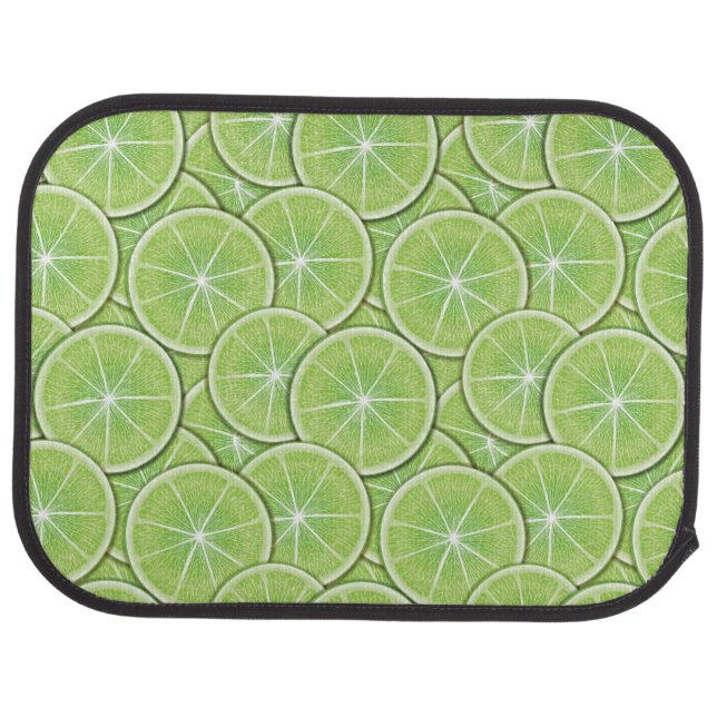 Citrus Pattern Car Floor Mat (Rear)