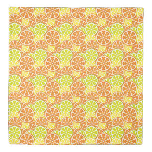 Citrus pattern duvet cover