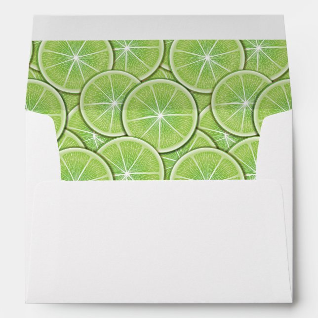 Citrus Pattern Envelope (Back (Bottom))
