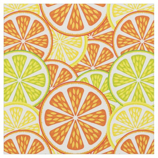 Citrus pattern fabric