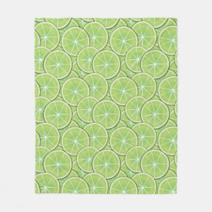 Citrus Pattern Fleece Blanket