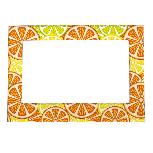 Citrus pattern magnetic frame (Front)