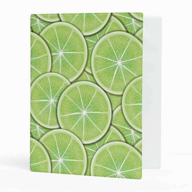 Citrus Pattern Mini Binder (Front/Inside)