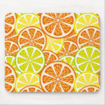 Citrus pattern mouse pad