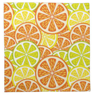 Citrus pattern napkin
