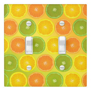 Citrus Pattern...Orange, lime and lemon Light Switch Cover