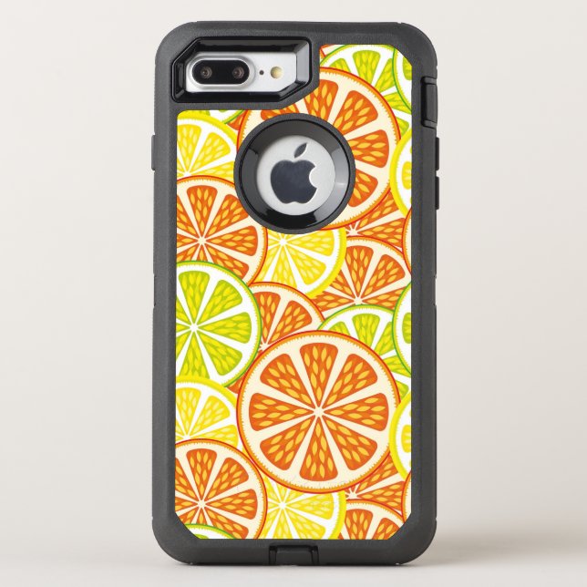 Citrus pattern otterbox iPhone case (Back)