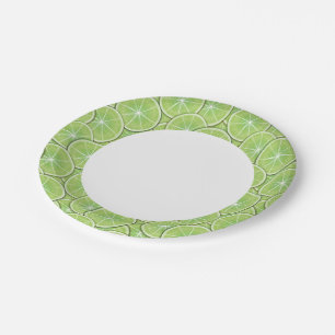 Citrus Pattern Paper Plates