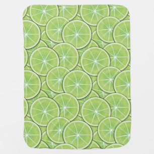 Citrus Pattern Stroller Blanket