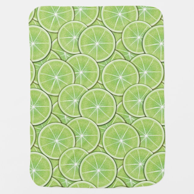 Citrus Pattern Stroller Blanket (Front)