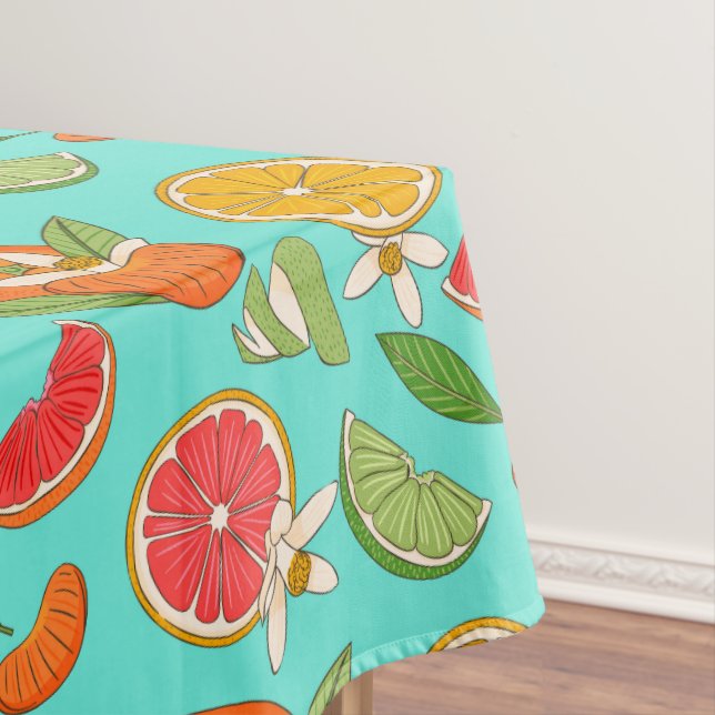 Citrus Pattern Tablecloth (In Situ)