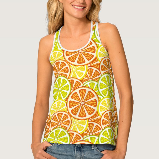 Citrus pattern tank top (Front)