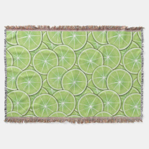 Citrus Pattern Throw Blanket
