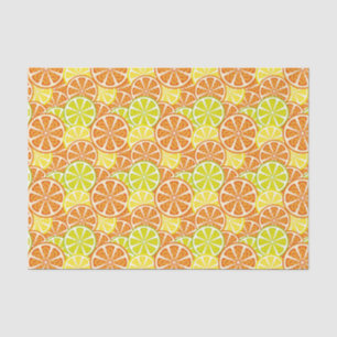 Citrus pattern tissue paper
