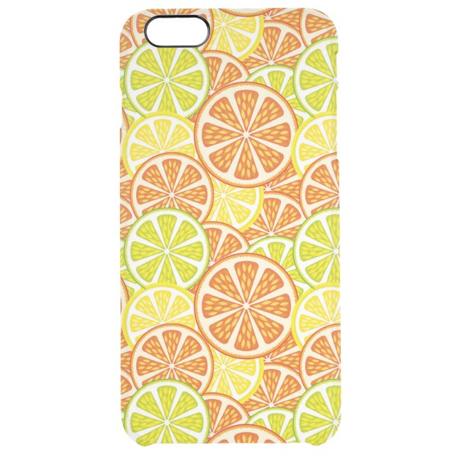 Citrus pattern uncommon iPhone case (Back)