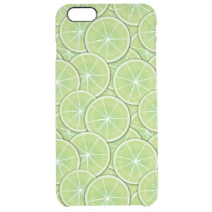 Citrus Pattern Clear iPhone 6 Plus Case