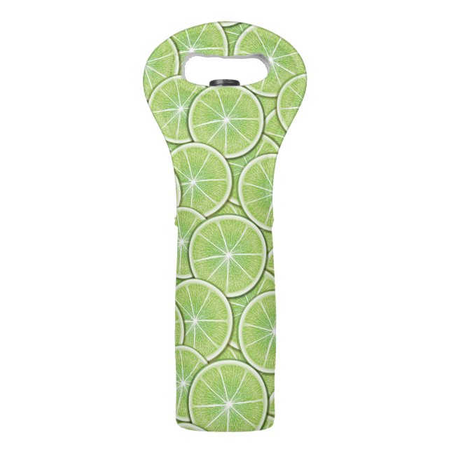 Citrus Pattern Wine Bag (Front)