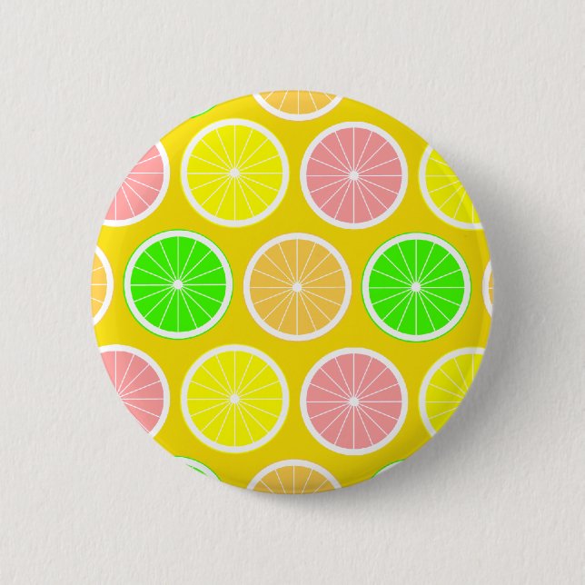 Citrus Pinback Button (Front)