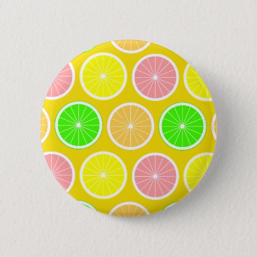 Citrus Pinback Button