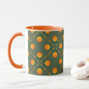 Citrus Quilt Print Graphic Art Mug
