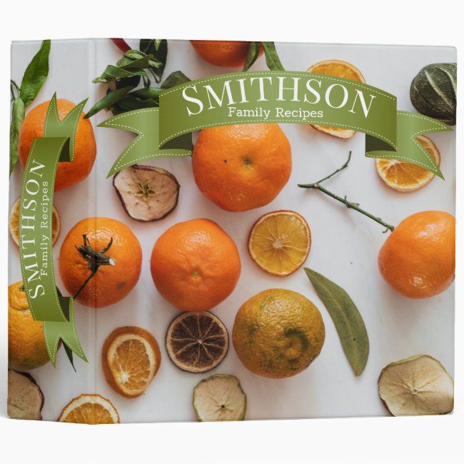 Citrus Recipe Binder