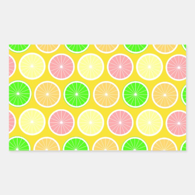 Citrus Rectangular Sticker (Front)