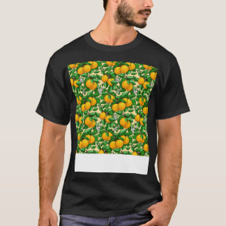 Citrus Seamless Pattern Lemon Lime Orange Mandarin T-Shirt