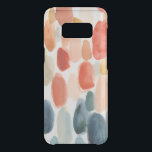 Citrus Season - Coral and Blue Stones Uncommon Samsung Galaxy S8 Case<br><div class="desc">Citrus Season II by Chariklia Zarris. Watercolors are used to create various stone-like shapes in corals and blues.</div>
