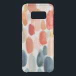 Citrus Season - Coral and Blue Stones Uncommon Samsung Galaxy S8 Case<br><div class="desc">Citrus Season II by Chariklia Zarris. Watercolors are used to create various stone-like shapes in corals and blues.</div>