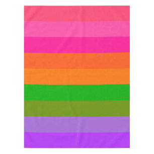 Citrus Sherbet Stripes Tablecloth