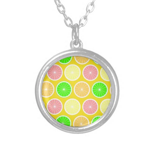 Citrus Silver Plated Necklace