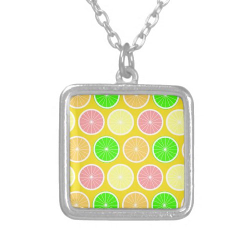 Citrus Silver Plated Necklace