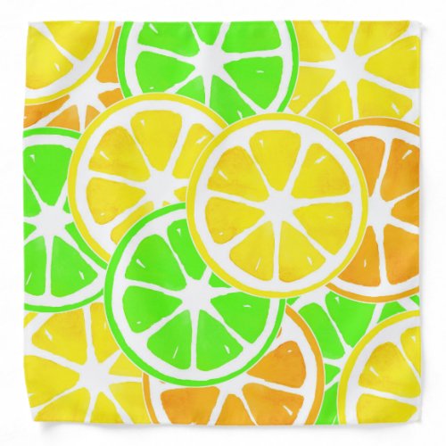 Citrus Slices  Bandana