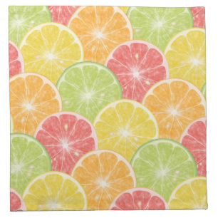 Citrus Slices Cloth Napkin
