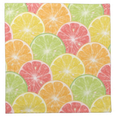 Citrus Slices Cloth Napkin