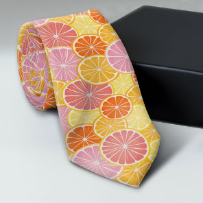 Citrus Slices - Colorful Main Squeeze Neck Tie