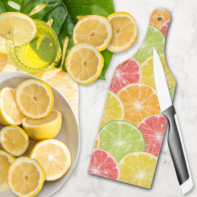Citrus Slices Cutting Board (Citrus Fruit Slices Glass Cutting Board)