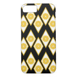 Citrus Slices in Modern Diamond Pattern iPhone 8/7 Case
