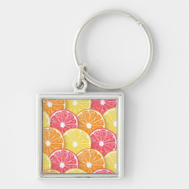 Citrus slices keychain (Front)