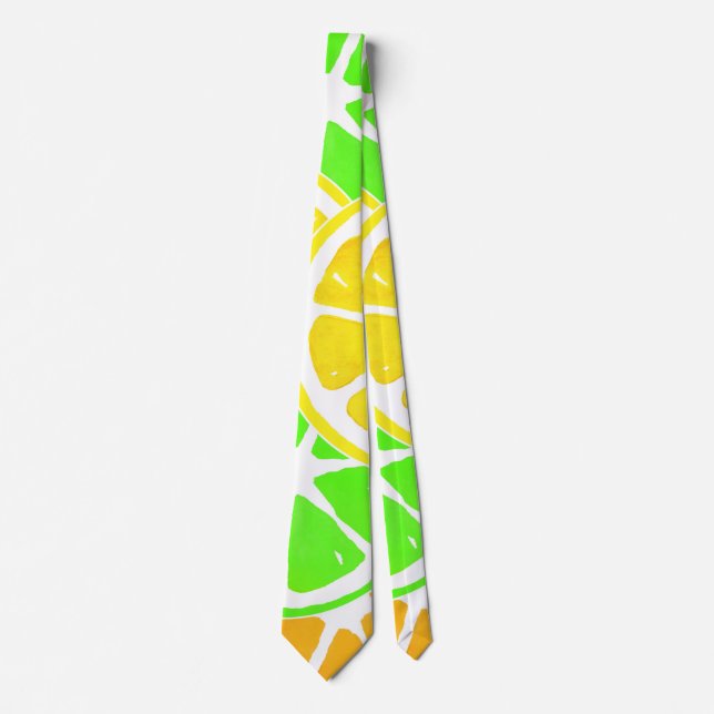 Citrus Slices   Neck Tie (Front)