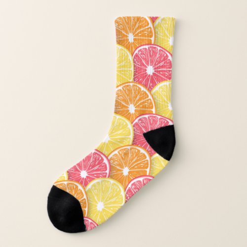 Citrus slices socks