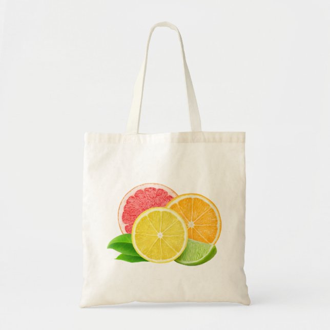 Citrus slices tote bag (Front)
