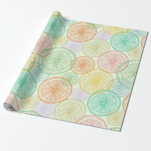 Citrus Slices Wrapping Paper