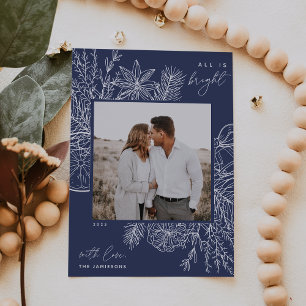 Citrus & Spice   All is Bright Photo Holiday Card