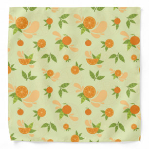 Citrus Splash Illustration Bandana