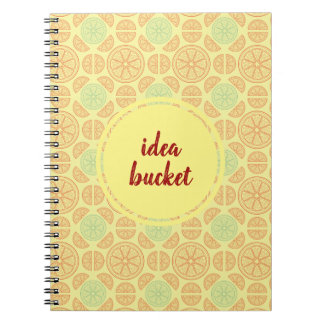 Citrus Splash Illustration Notebook