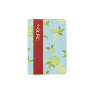 Citrus Splash Illustration Passport Holder