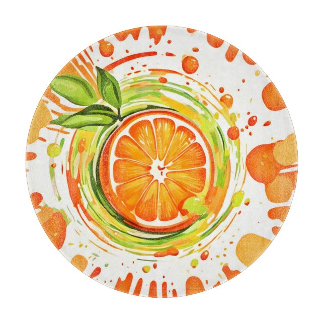 Citrus Splash of Joy Cutting Board (Front)