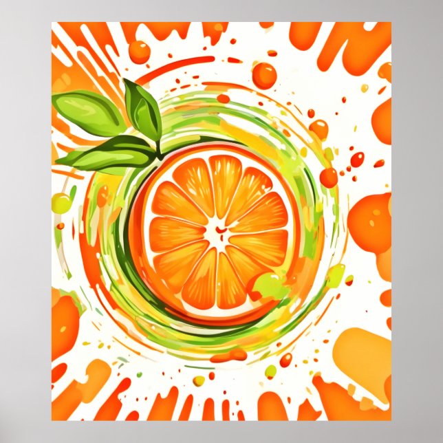 Citrus Splash of Joy Poster (Front)