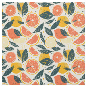 Citrus & Strawberry  Fabric